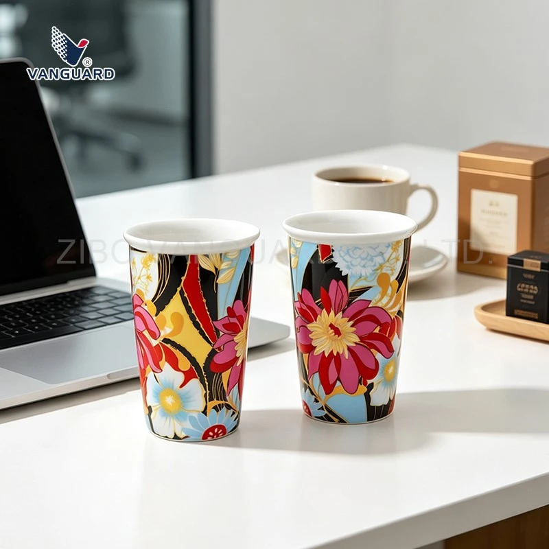 double wall ceramic travel cup double wall ceramic travel cup