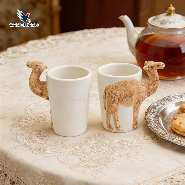 Unique Handle Ceramic Mug